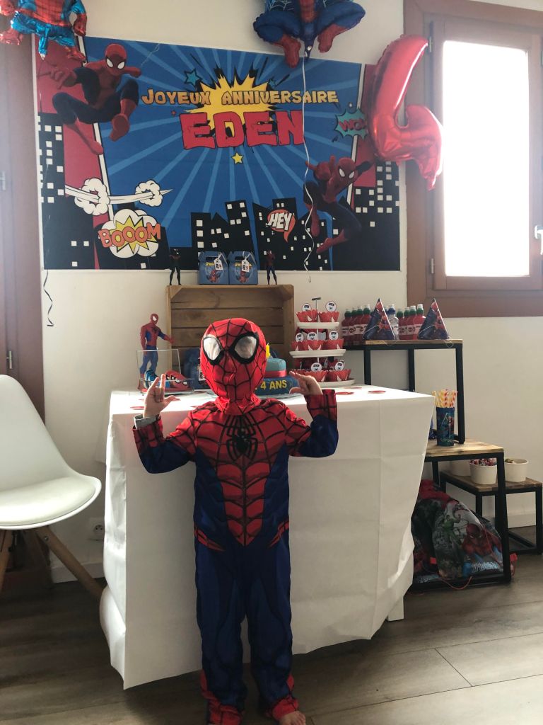 Anniversaire Spiderman : les 4 ans d'Eden – CHERRY ON THE COUSCOUS